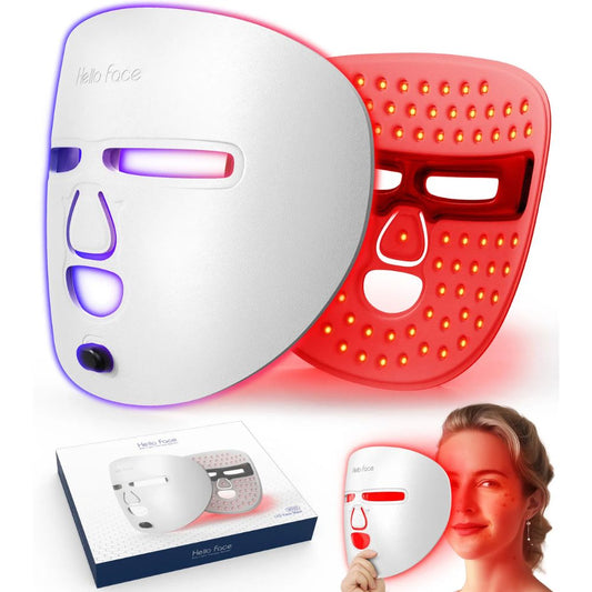 Red Light Recovery Mask — 660nm LED Light Therapy Face Mask | Skin Recovery, Tone & Post-Stress Glow