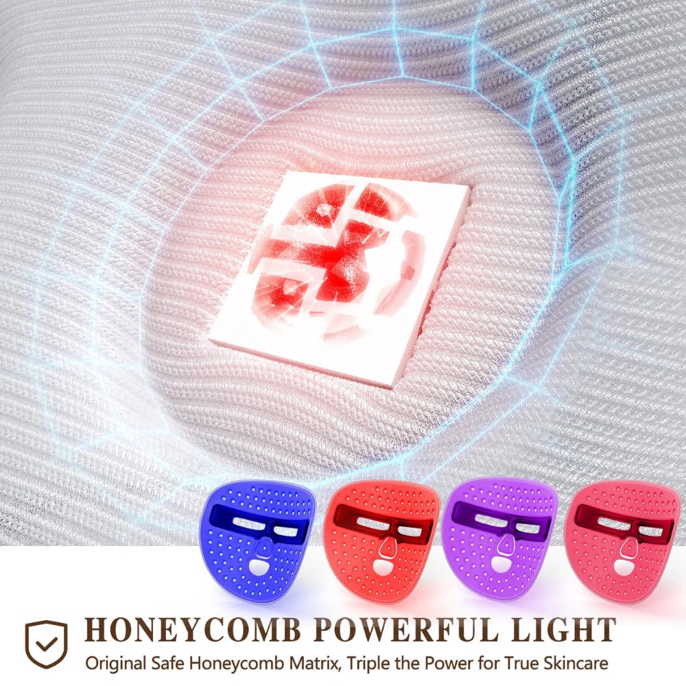 Red Light Recovery Mask — 660nm LED Light Therapy Face Mask | Skin Recovery, Tone & Post-Stress Glow