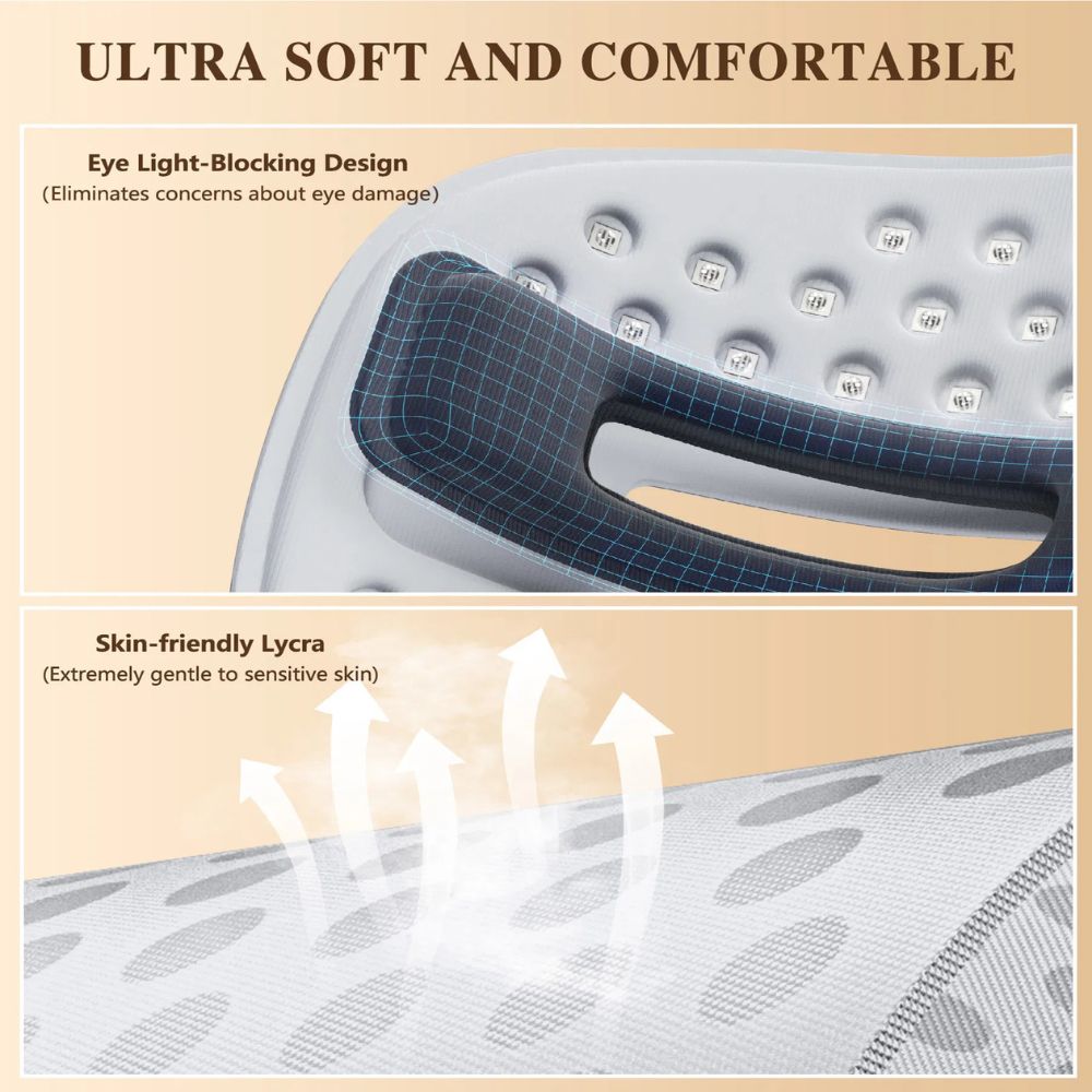 Red Light Recovery Mask — 660nm LED Light Therapy Face Mask | Skin Recovery, Tone & Post-Stress Glow