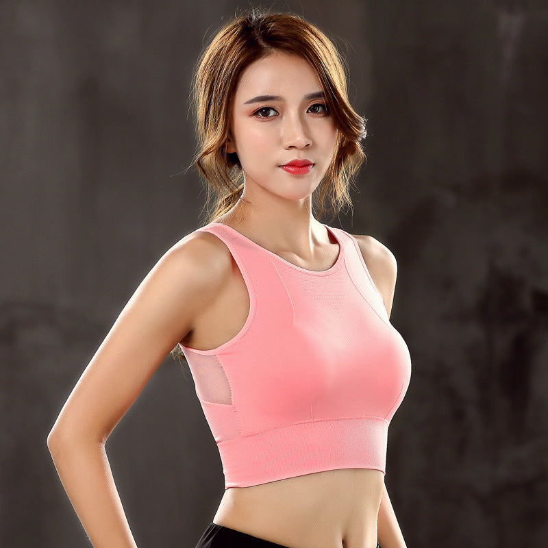 Breathable Mesh Sports Bra