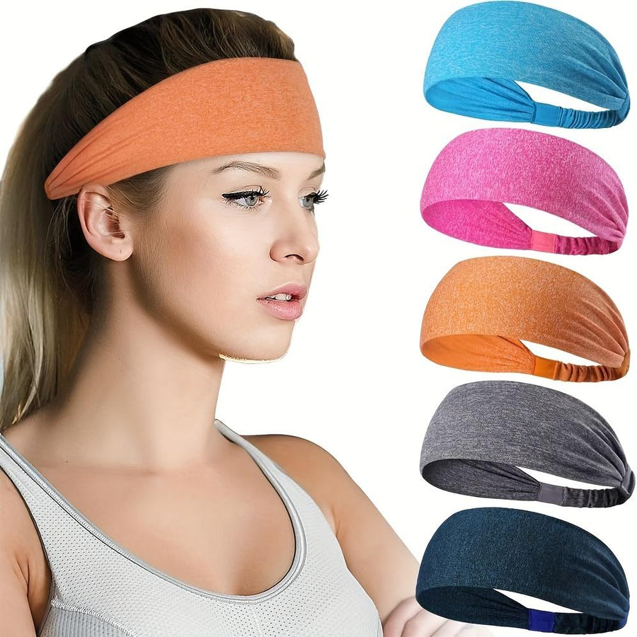 5-Piece Sweatband & Headband Set