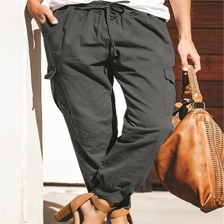 Elastic-Waist Jogger Pants