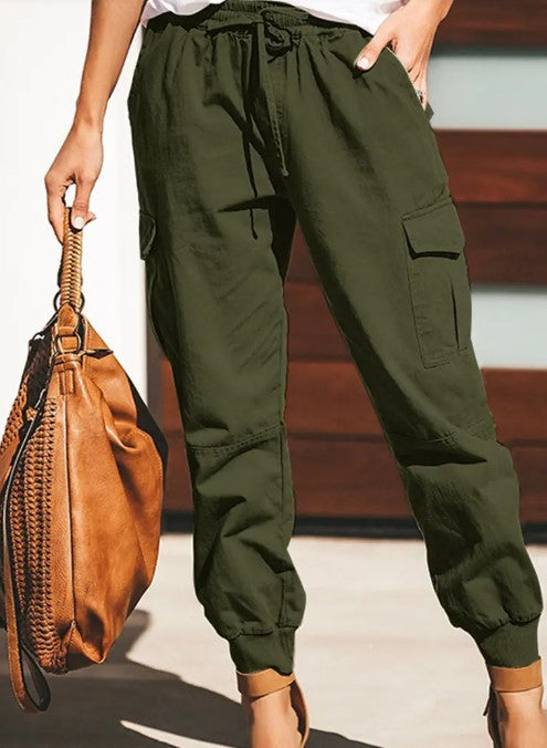 Elastic-Waist Jogger Pants