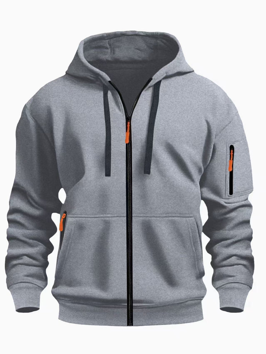 Men's Zip Hooded Sweatshirt